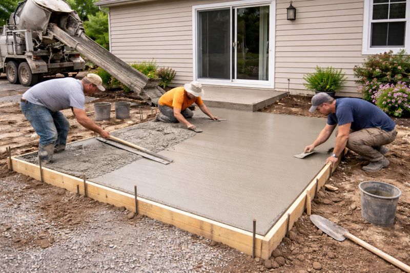 Porch Slab Installation in Fort Collins, CO